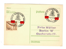 Stempelbeleg Olympisches Dorf 1936, Berlin - Briefe U. Dokumente