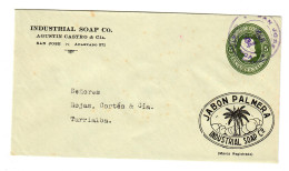 Cover San José Industrial Soap To Turrialba 1934 - Costa Rica