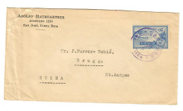 Cover San José To Brugg/CH, 1931 - Costa Rica