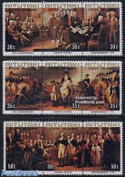 Aitutaki 1976 American Bi-centenary 3x3v [::], Mint NH, History - Nature - Science - US Bicentenary - Horses - Chemist.. - Chimie