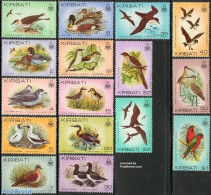Kiribati 1982 Definitives, Birds 16v, Mint NH, Nature - Birds - Ducks - Parrots - Kiribati (1979-...)