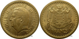 Monaco - Principauté - Louis II - 2 Francs ND (1945) - SUP+/MS62 - Mon5628 - 1922-1949 Luigi II