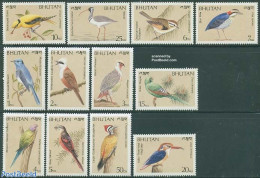 Bhutan 1989 Birds 12v, Mint NH, Nature - Birds - Woodpeckers - Bhutan