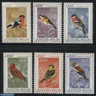 Yugoslavia 1968 Finches 6v, Mint NH, Nature - Birds - Unused Stamps