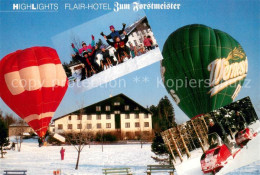 73741751 Schoenheide Erzgebirge Flair Hotel Zum Forstmeister Schlittenfahrt Heis - Autres & Non Classés