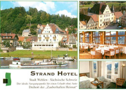 73741691 Wehlen Sachsen Strand Hotel Gaststube Gaestezimmer Elbepartie Faehre We - Autres & Non Classés