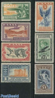 Greece 1933 Airmail 7v, Mint NH, History - Religion - Transport - Various - Europa Hang-on Issues - Greek & Roman Gods.. - Ungebraucht