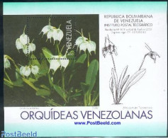 Venezuela 2001 Orchids S/s, Mint NH, Nature - Flowers & Plants - Orchids - Venezuela