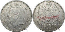 Monaco - Principauté - Louis II - 5 Francs 1945 - TTB/XF45 - Mon6547 - 1922-1949 Louis II