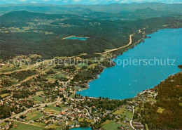 73741613 Velden Woerthersee Kur- Und Badeort Im Hintergrund Forstsee Velden Woer - Sonstige & Ohne Zuordnung