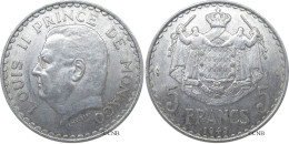 Monaco - Principauté - Louis II - 5 Francs 1945 - TTB+/AU50 - Mon1752 - 1922-1949 Louis II