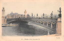 75-PARIS PONT ALEXANDRE III-N°3788-G/0129 - Ponts