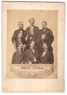 Fotografie Zentralkomitee Der Schweizer Carabinieri-Gesellschaft 1863  - War, Military