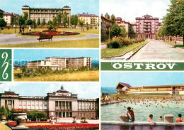 73741576 Ostrov Schlackenwerth Stadtansichten Schloss Freibad Ostrov Schlackenwe - Tschechische Republik