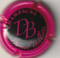 Capsule Champagne BILLETTE Daniel { N°9g : Noir Contour Fuchsia ; AUBE Urville } {S18-24} - Sonstige & Ohne Zuordnung