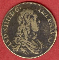 ** JETON  LOUIS  XIV  1653  +  AUTRE ** - Royaux / De Noblesse