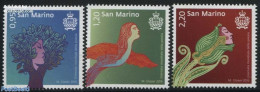 San Marino 2016 International Day Of Poetry 3v, Mint NH, Nature - Birds - Flowers & Plants - Trees & Forests - Neufs