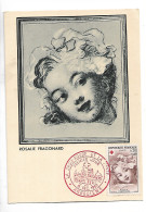 Carte Maximum GRASSE  J H FRAGONARD ROSALIE FRAGONARD 1962 N0173 - 1960-1969