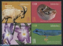 United Nations, Vienna 2017 Endangered Species 4v [+], Mint NH, Nature - Various - Animals (others & Mixed) - Flowers .. - Meereswelt