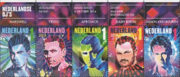Netherlands Pays-Bas Niederlande 2014 Famous Dutch DJs Set Of 5 Stamps In Strip MNH - Ongebruikt