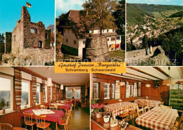 73725994 Hohenschramberg Gasthof Pension Burgstueble Gaststube Burgruine Talblic - Schramberg