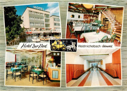 73725980 Waldmichelbach Hotel Zur Post Restaurant Cafe Kegelbahn Postkutsche Wal - Altri & Non Classificati