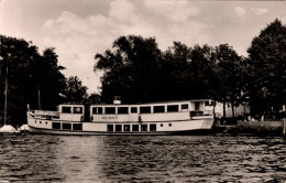 H1765 - Dampfer Schifffahrt Weiße Flotte Propaganda SEID BEREIT - Landpost Landpoststempel - Ferries