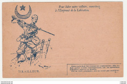 Militaria TIRAILLEUR N°2 Correspondance Des Armées De La République VOIR DOS Carte En Franchise Illustrateur Scof ? 1914 - Weltkrieg 1914-18