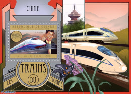 Guinea, Republic 2012 Trains Of The World - China, Mint NH, Transport - Railways - Eisenbahnen
