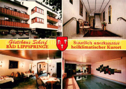 73725911 Bad Lippspringe Gaestehaus Scherf Gastraum Hallenbad Bad Lippspringe - Bad Lippspringe