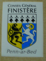 BRETAGNE / BLASON : AUTOCOLLANT CONSEIL GENERAL FINISTERE- PENN-AR-BED - Aufkleber