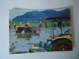 JAPAN  POSTCARD TRACTER IN FARMS     FOR MORE PURHASES 10% DISCOUNT - Autres & Non Classés