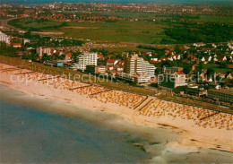 73725840 Cuxhaven Nordseebad Fliegeraufnahme Strandpanorama Cuxhaven Nordseebad - Cuxhaven