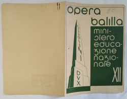 Bp158 Pagella Fascista Regno D'italia Opera Balilla Gallipoli Lecce 1934 - Diploma's En Schoolrapporten