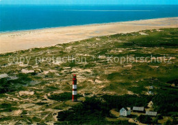 73725826 Nebel Amrum Fliegeraufnahme Strandpanorama M. Leuchtturm In Den Duenen  - Other & Unclassified