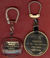 ** 2  PORTE - CLEFS  COLOMBES ** - Llaveros