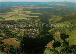 73725762 Manderscheid Eifel Ober Und Niederburg Am Liesental Fliegeraufnahme Man - Manderscheid