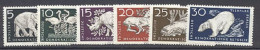 DDR     276/281    * *   TB   Faune Dont Rhinoceros   - Unused Stamps
