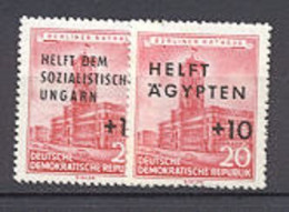DDR     282/283    * *   TB  - Unused Stamps