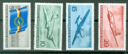 DDR     242/245  * *  TB  Avion  Cote 20 Euro   - Unused Stamps