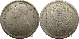 Monaco - Principauté - Louis II - 10 Francs 1946 - TTB/XF45 - Mon6558 - 1922-1949 Luigi II