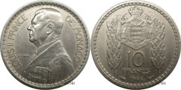 Monaco - Principauté - Louis II - 10 Francs 1946 - TTB+/AU50 Nettoyée - Mon6559 - 1922-1949 Louis II