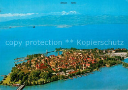 73725660 Lindau Bodensee Fliegeraufnahme Mit Altmann Und Saentis Lindau Bodensee - Lindau A. Bodensee