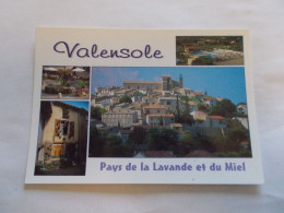 VALENSOLE  ( 04 Alpes De Haute Provence )  MULTIVUES VUE GENERALE  PISCINE TRES ANIMEES ET INTERIEUR DU VILLAGE - Other & Unclassified