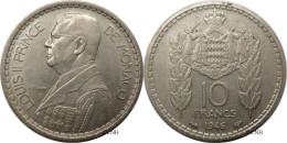 Monaco - Principauté - Louis II - 10 Francs 1946 - TTB+/AU50 - Mon6748 - 1922-1949 Louis II.