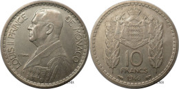 Monaco - Principauté - Louis II - 10 Francs 1946 - TTB+/AU50 - Mon6749 - 1922-1949 Louis II