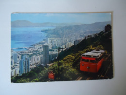 HONG KONG    POSTCARD  TRAMWAY TRAINS   FOR MORE PURHASES 10% DISCOUNT - Strassenbahnen