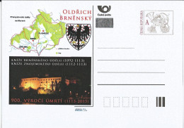 CDV C Czech Republic Oldrich Of Brno, Premyslid Prince 2013 Coat Of Arms - Postcards