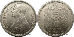 Monaco - Principauté - Louis II - 10 Francs 1946 - SUP/AU55 - Mon6560 - 1922-1949 Louis II.