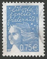 FRANCE N° 3572 OBLITERE CACHET ROND - 1997-2004 Marianne Du 14 Juillet